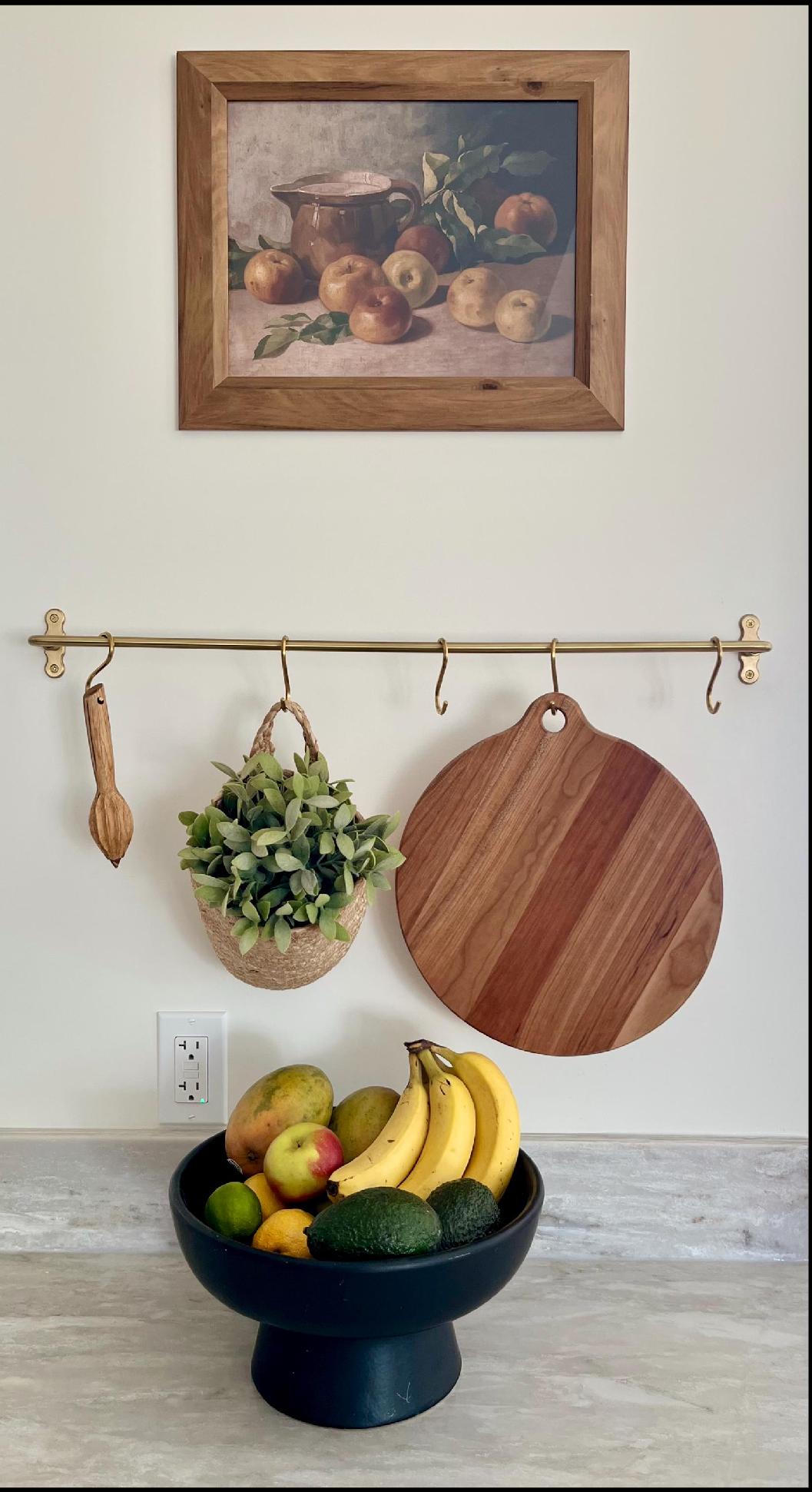 Solid Brass Kitchen S Hook Rail
