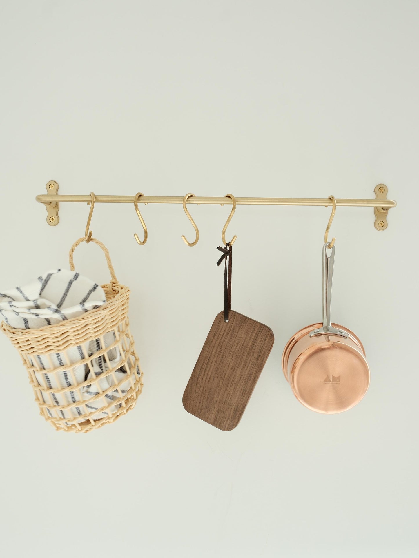 Solid Brass Kitchen S Hook Rail