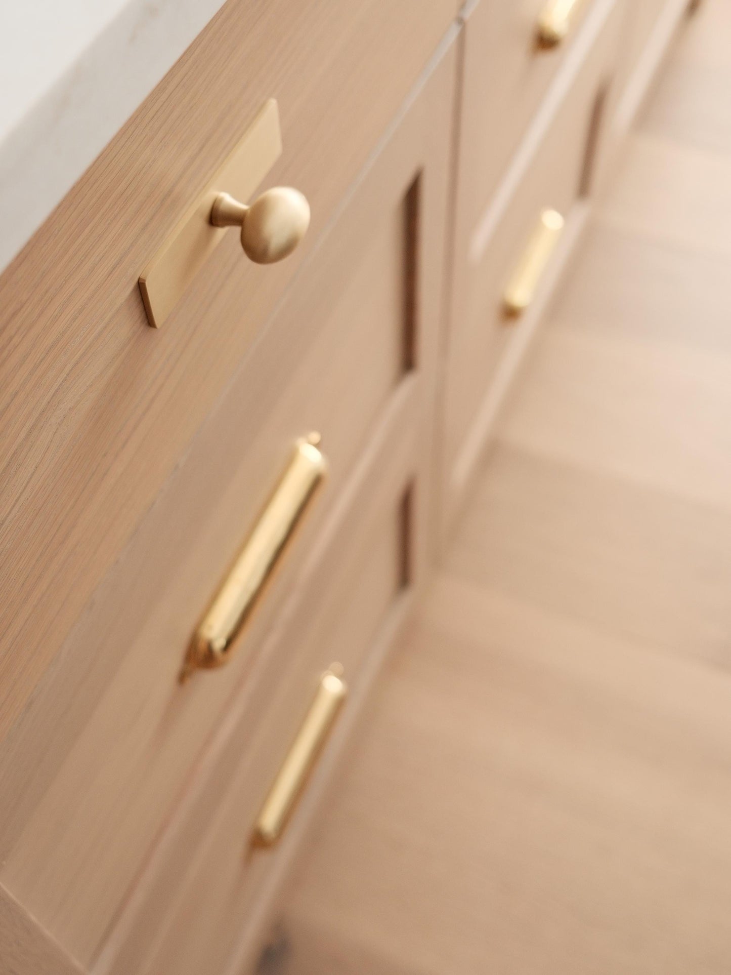Oval Knob with Backplate
