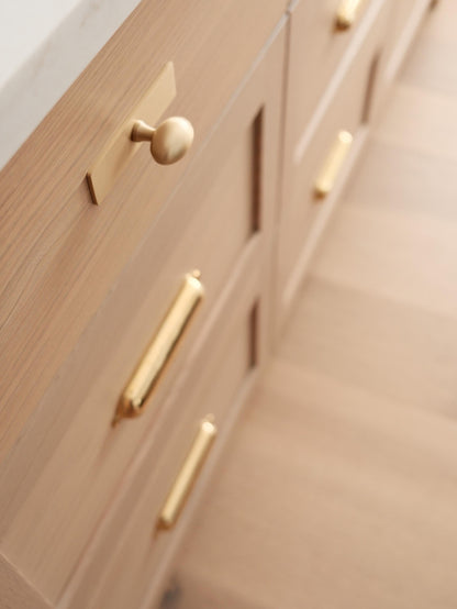 Oval Knob with Backplate