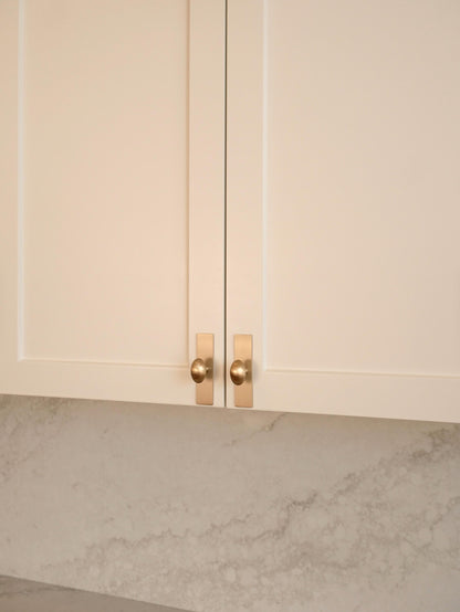 Oval Knob with Backplate
