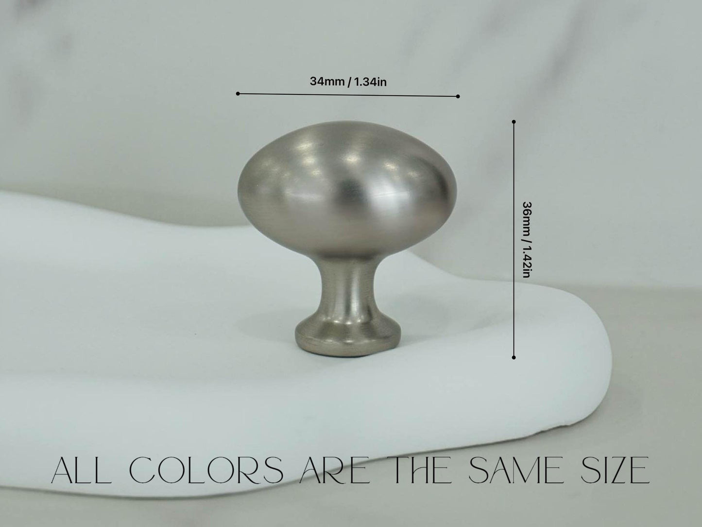 Oval Knob